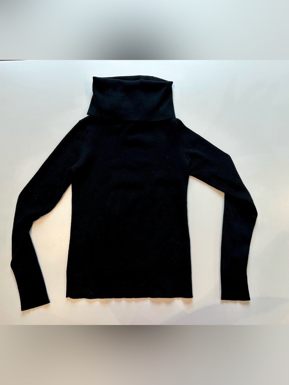 Vintage New Attitudes 100% Cashmere Black Turtleneck Sweater